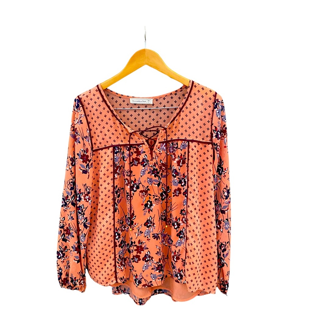 Abercrombie & Fitch Floral Women’s Floral Print Blouse Medium